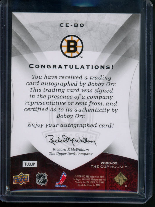 2009 Upper Deck The Cup Bobby Orr Enshrinements Autograph /50 Bruins