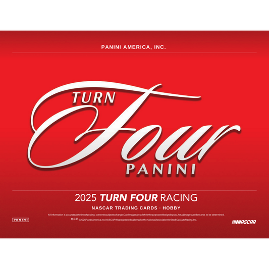2025 Panini Turn Four Racing Hobby 10 Box Case