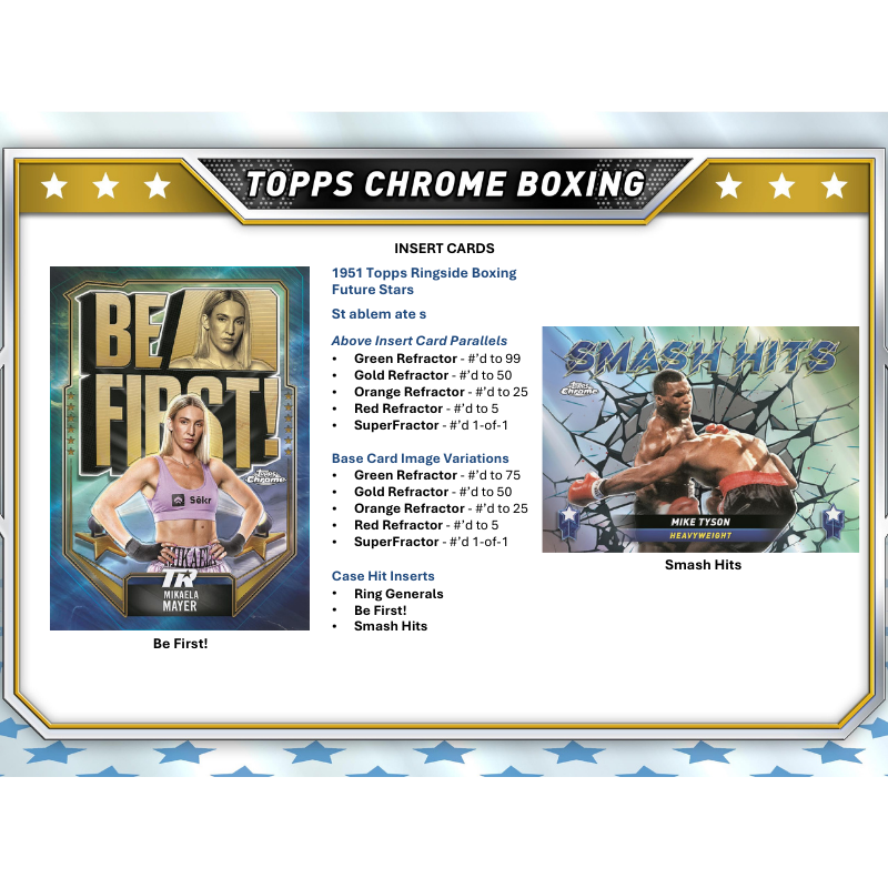 2024 Topps Chrome Boxing Hobby Box