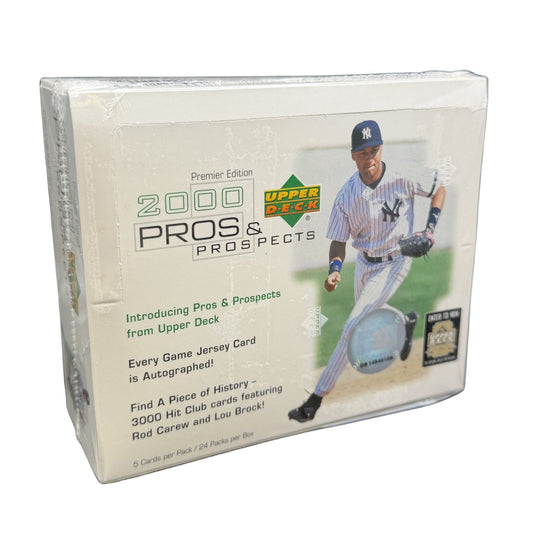 2000 Upper Deck Pros & Prospects Baseball Hobby Box