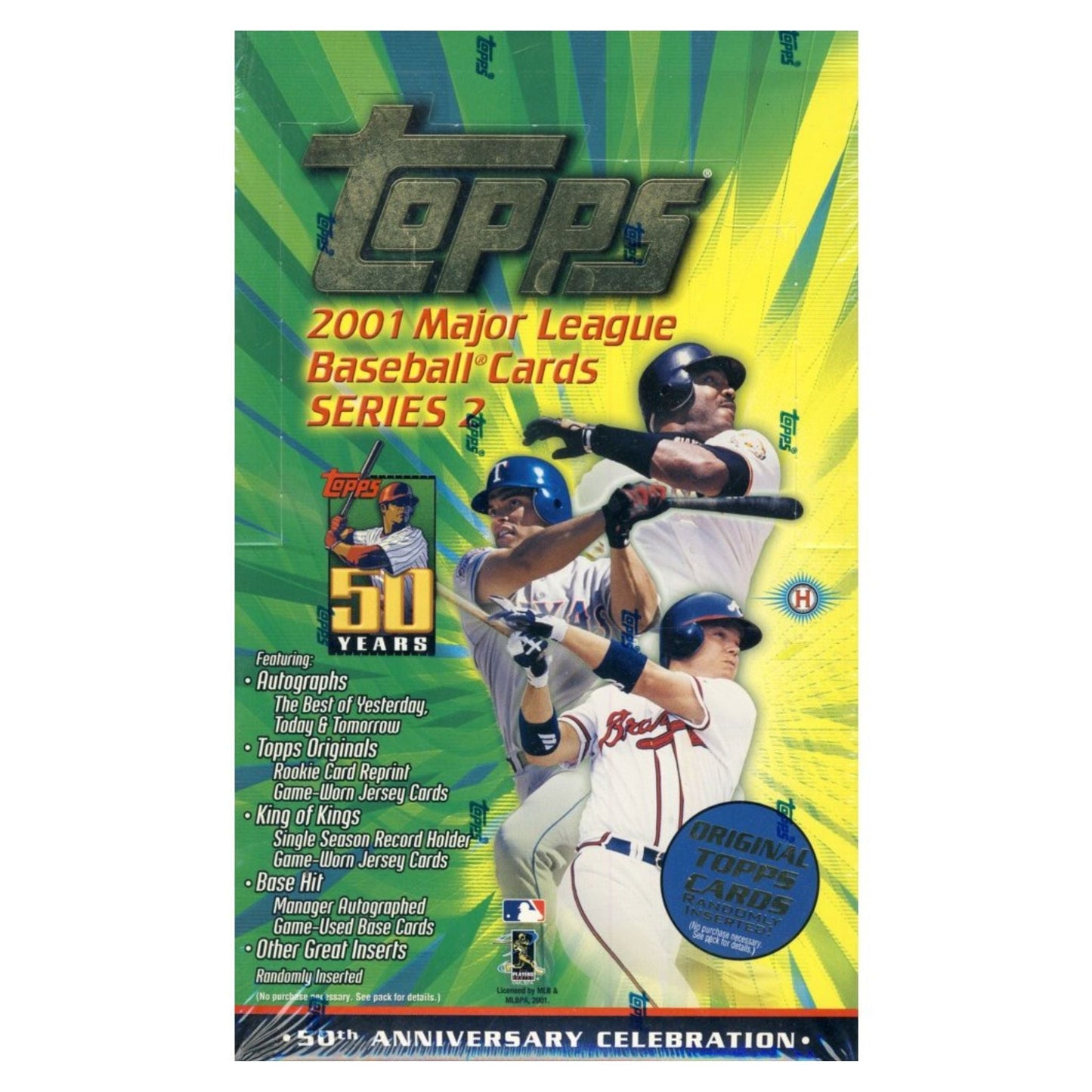 2001 Topps Series 2 Baseball Jumbo Box