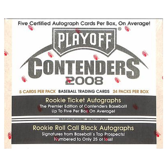 2008 Playoff Contenders Baseball Hobby Box