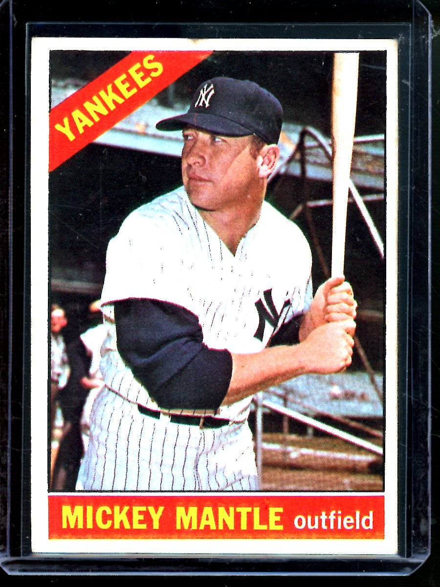 1966 Topps Mickey Mantle #50 Yankees