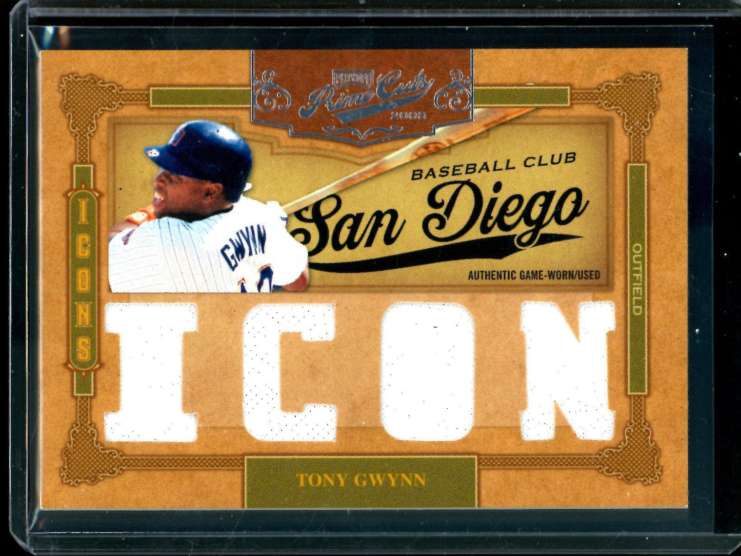 2008 Panini Prime Cuts Tony Gwynn Quad Relic /99 Padres