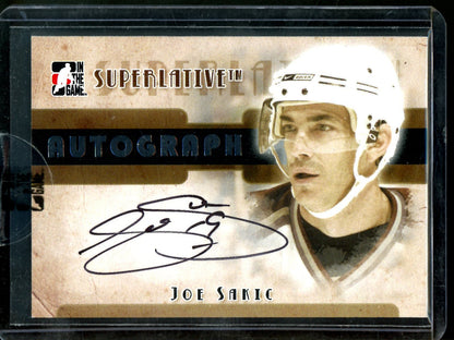2007 In The Game Superlative Joe Sakic Autograph Sealed 1 of 50 Avalanche