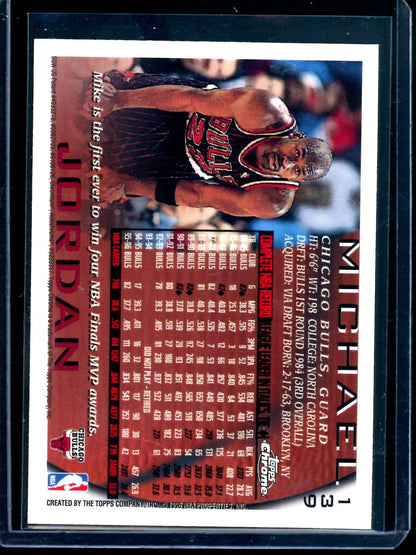 1996 Topps Chrome Michael Jordan #139 Bulls