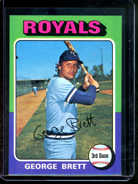 1975 Topps George Brett Rookie Card #228 NM-MT Royals