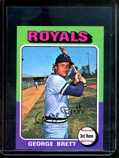 1975 Topps Mini George Brett Rookie Card #228 NM-MT Royals