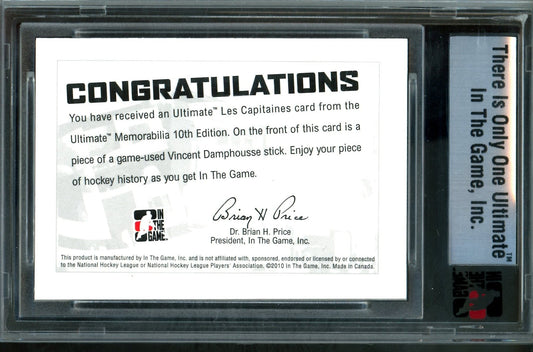 2010 In The Game Ultimate Vincent Damphousse Les Capitaines Silver Memorabilia /24 Canadiens