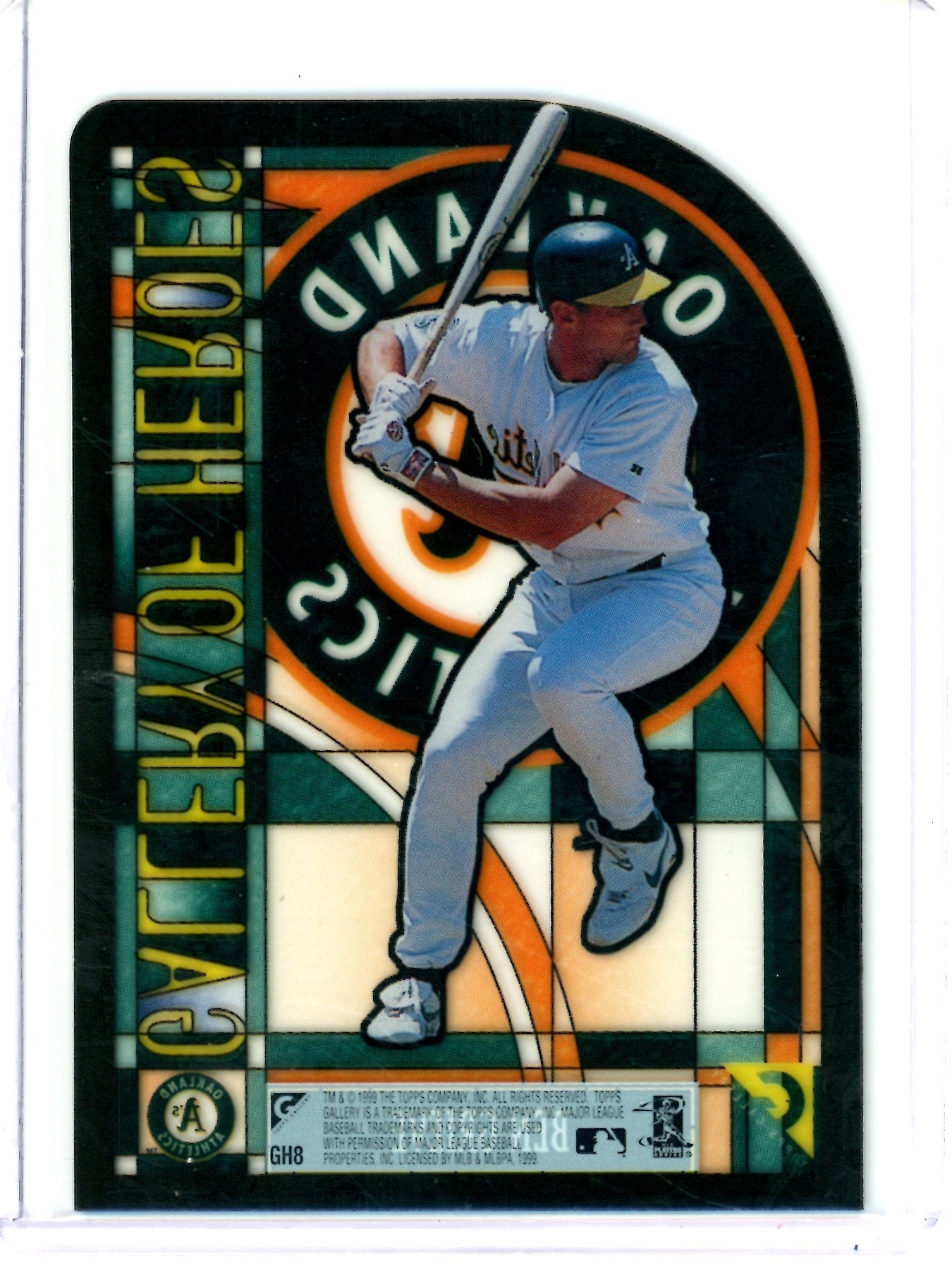 1999 Topps Gallery Ben Grieve Gallery Of Heroes Athletics