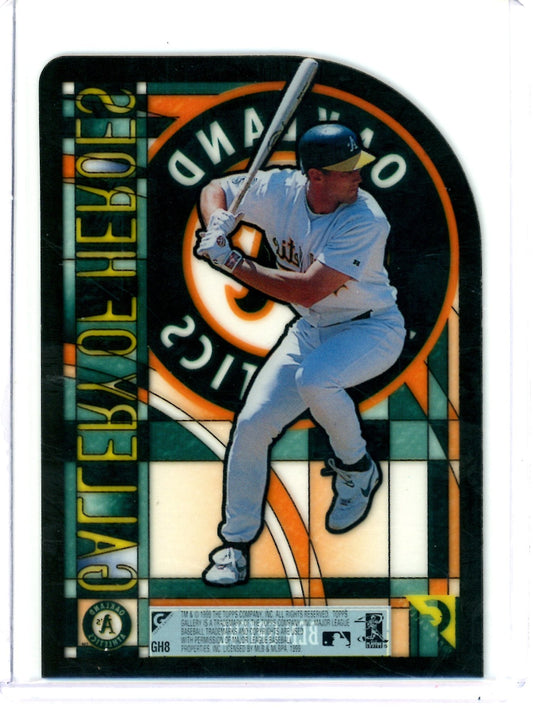 1999 Topps Gallery Ben Grieve Gallery Of Heroes Athletics