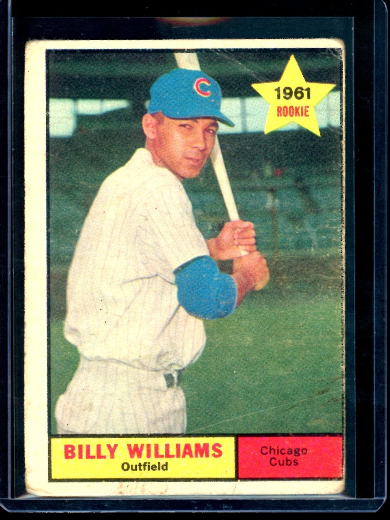 1961 Topps Billy Williams Rookie Card #141 Cubs