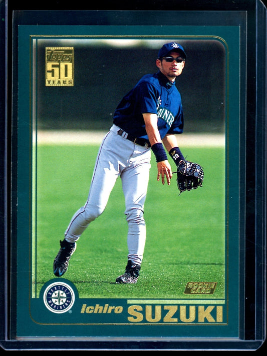 2001 Topps Flagship Ichiro Rookie Card #726 Mariners