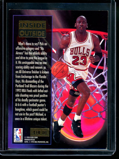 1994 Fleer Ultra Michael Jordan Inside Outside Bulls