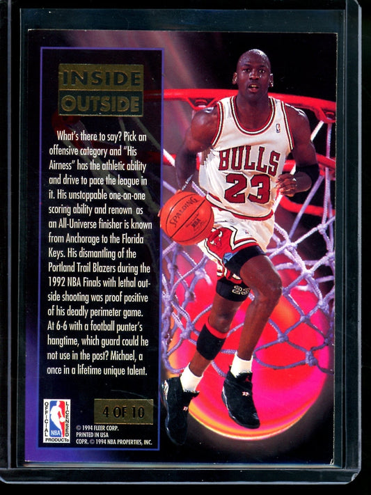 1994 Fleer Ultra Michael Jordan Inside Outside Bulls