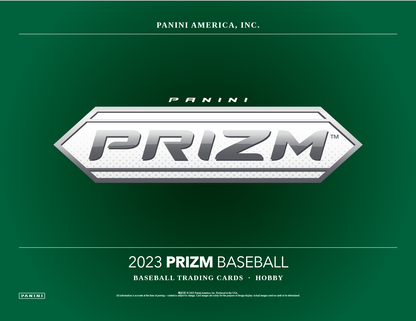 2023 Panini Prizm Baseball Hobby 12 Box Case
