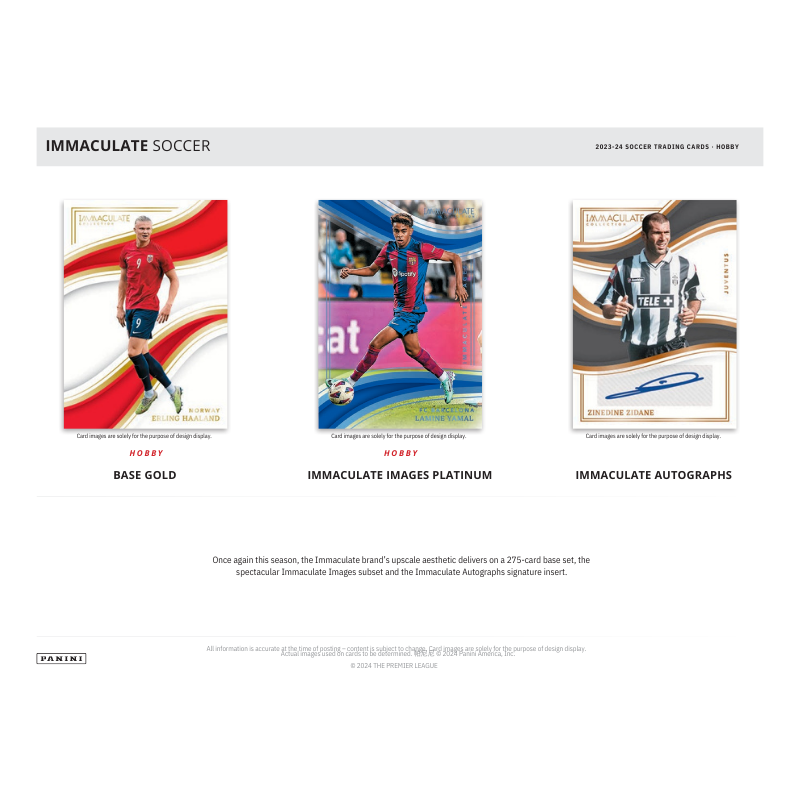 2024 Panini Immaculate Soccer Hobby 6 Box Case