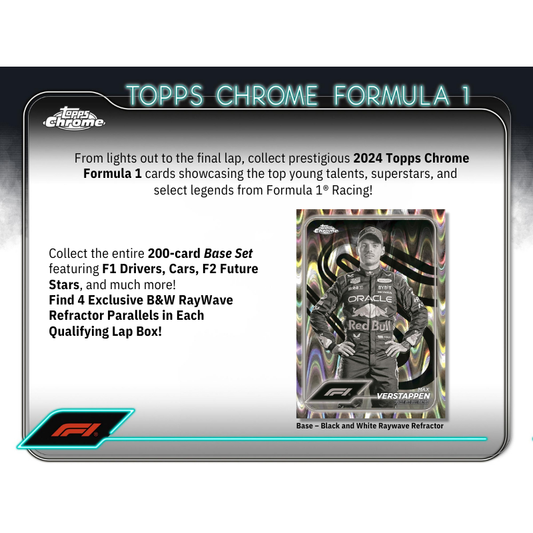 2024 Topps Chrome Formula 1 Qualifying Lap 20 Box Case